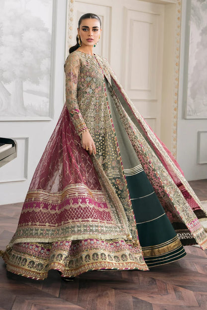 UD-11 BAROQUE EMBROIDERED NET UNSTITCHED