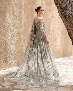 UD-35 Maria B IZUMI Brides Organza Maxi Hand Embellished