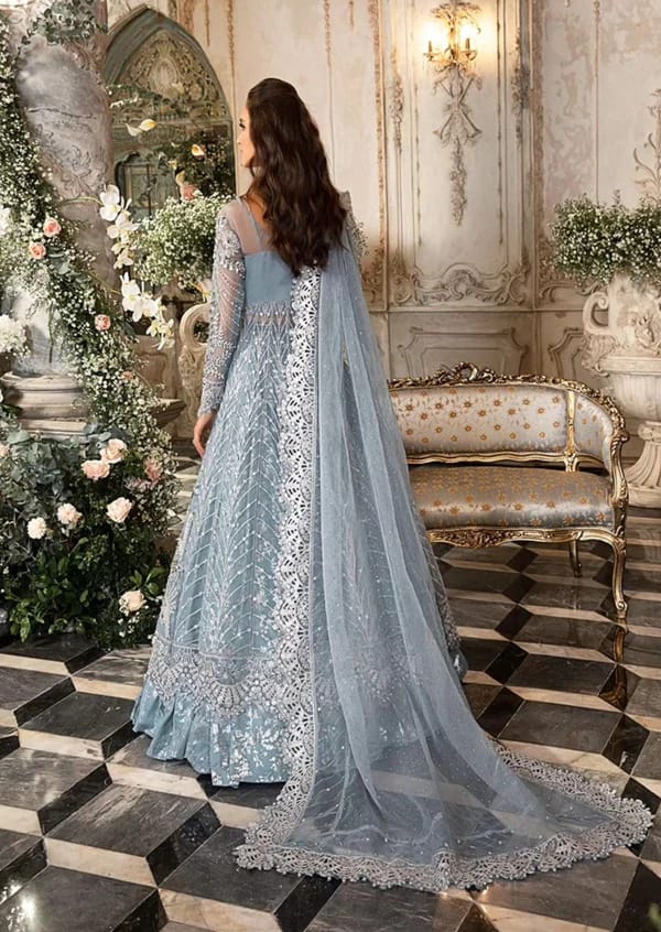 UD-25 Maria.B Mbroidered Fabrics Unstitched Wedding Formal 3Pc Suit