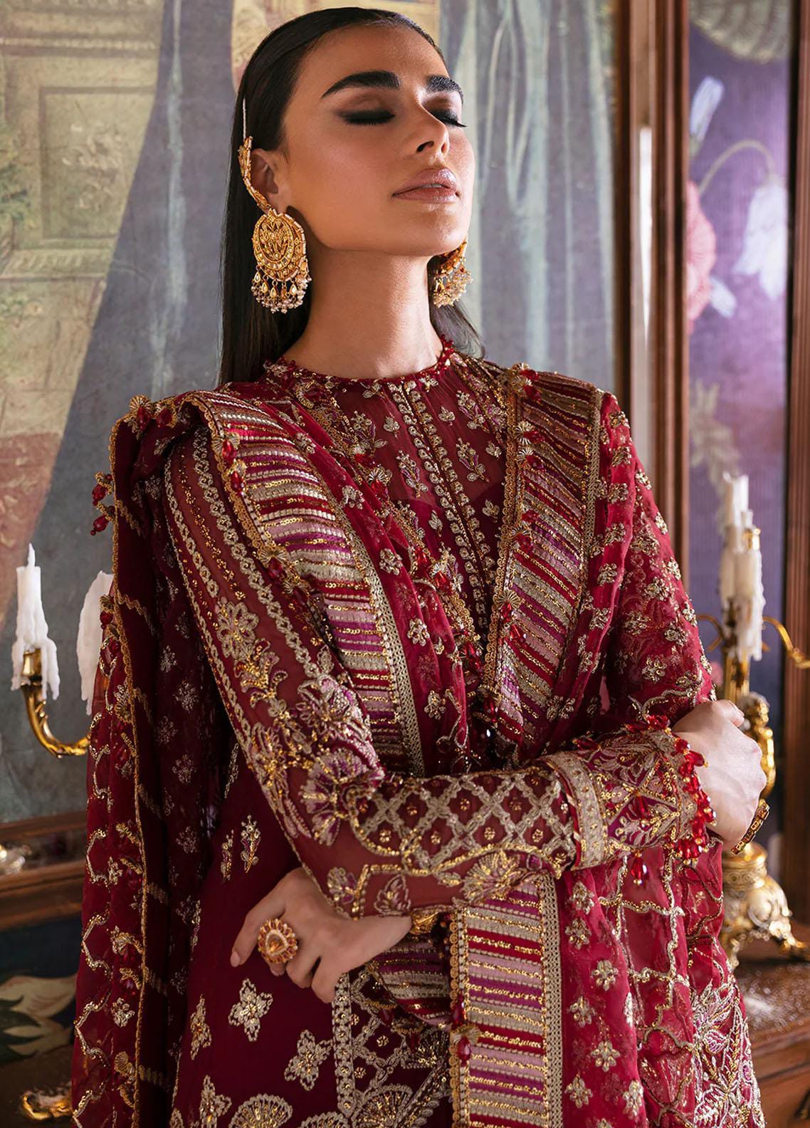 UD-34 Hayat By Afrozeh Embroidered Chiffon