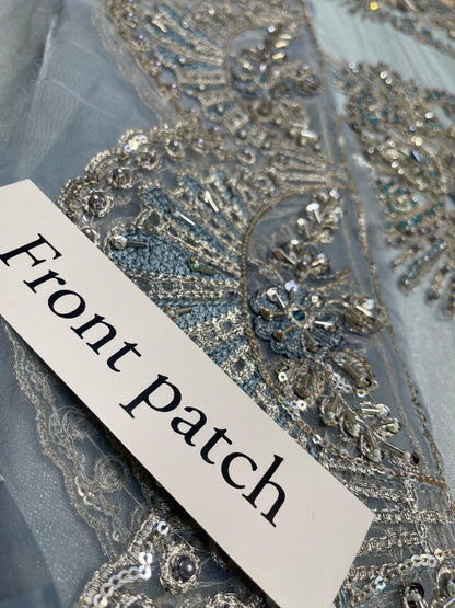 UD-25 Maria.B Mbroidered Fabrics Unstitched Wedding Formal 3Pc Suit