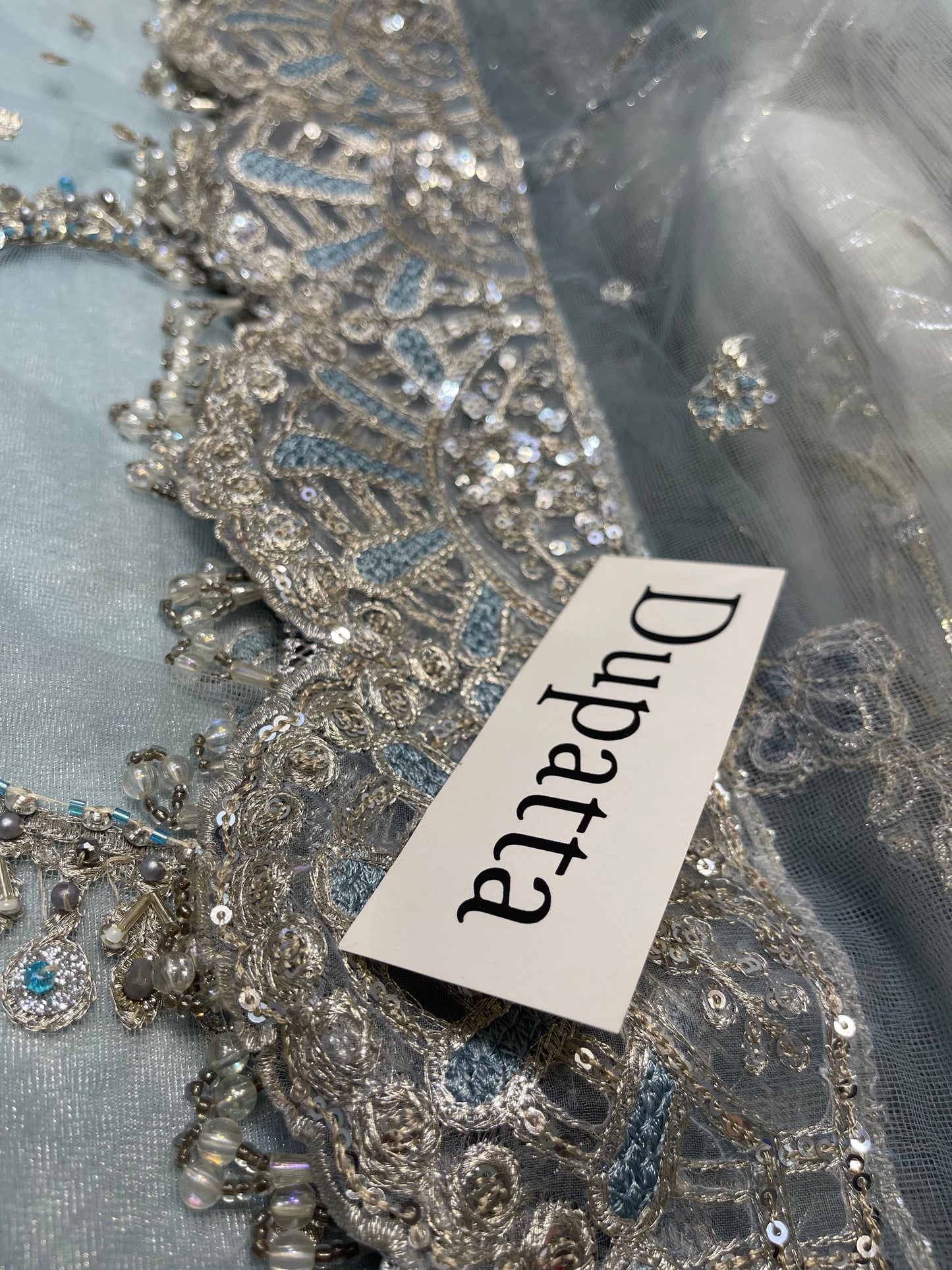 UD-25 Maria.B Mbroidered Fabrics Unstitched Wedding Formal 3Pc Suit